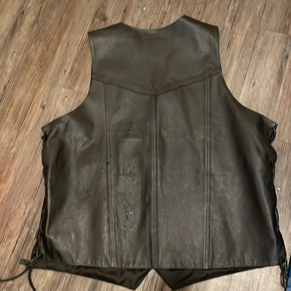 Mb Classic Genuine Leather Vest Size XXL - Picture 3 of 16